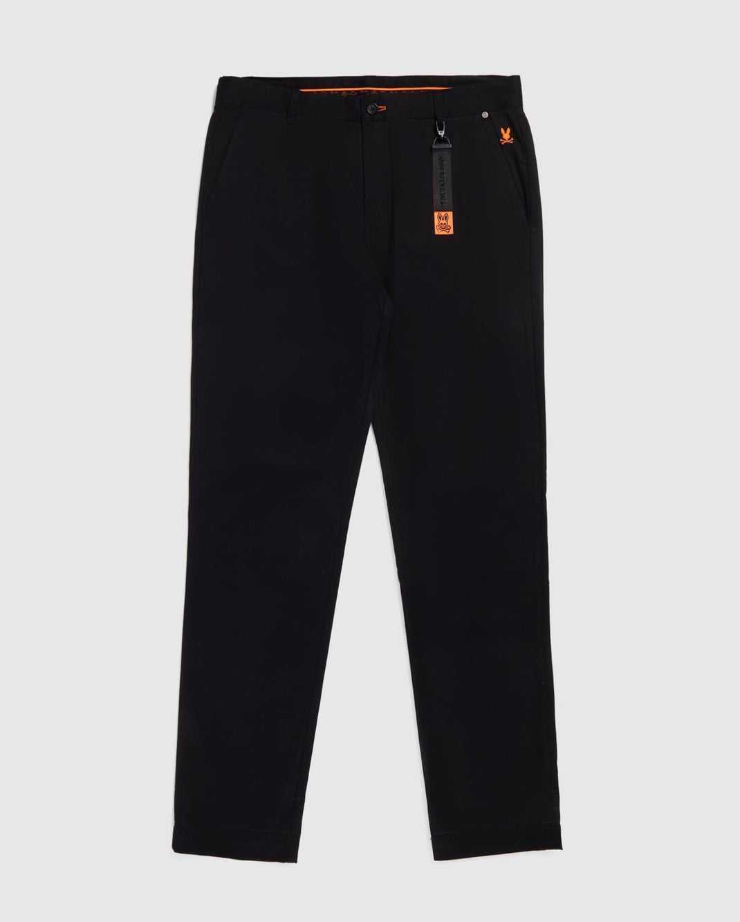 Pantalon Psycho Bunny Gilman Regular Fit Chino Pant Noir Homme | MFQ-88777205